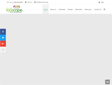 Tablet Screenshot of kidzcope.org